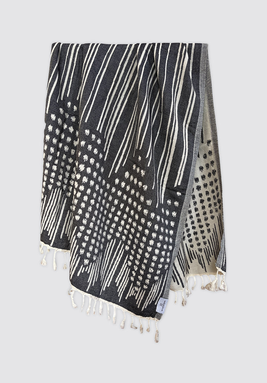 Miray Turkish Cotton Towel/Throw | Black Sapphire