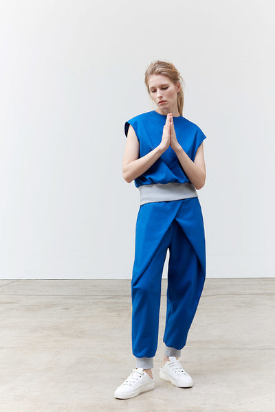 Shanti Yoga Trousers | Blue Lapis