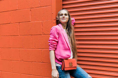 Maisie | Orange Multi-Wear Vegan Bag