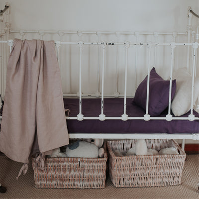 100% Linen Crib Set (Duvet and Pillowslip) | Bramble