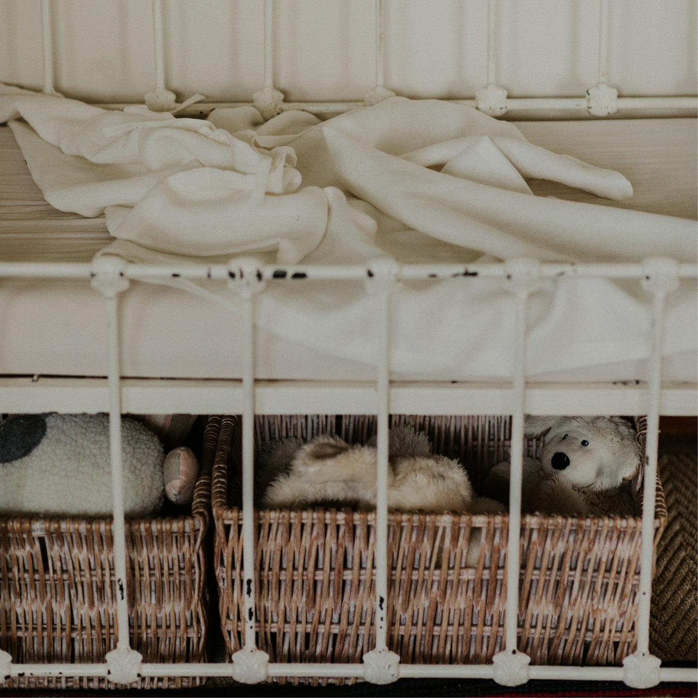 100% Linen Crib Set (Duvet and Pillowslip) | Cloud