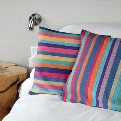 Colourful African Classic Bamboo Cushion Cover | Joseph Spring