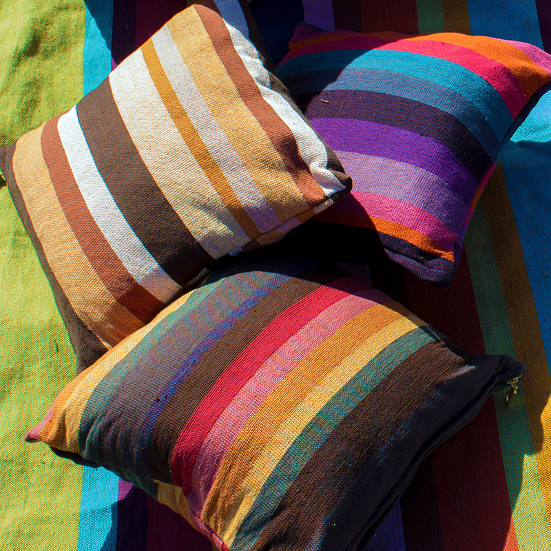 Colourful African Classic Bamboo Cushion Cover | Joseph Spring