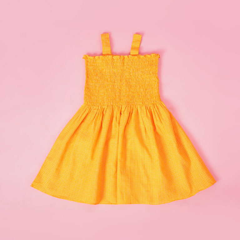 Yellow Bobbin Dress | Baby