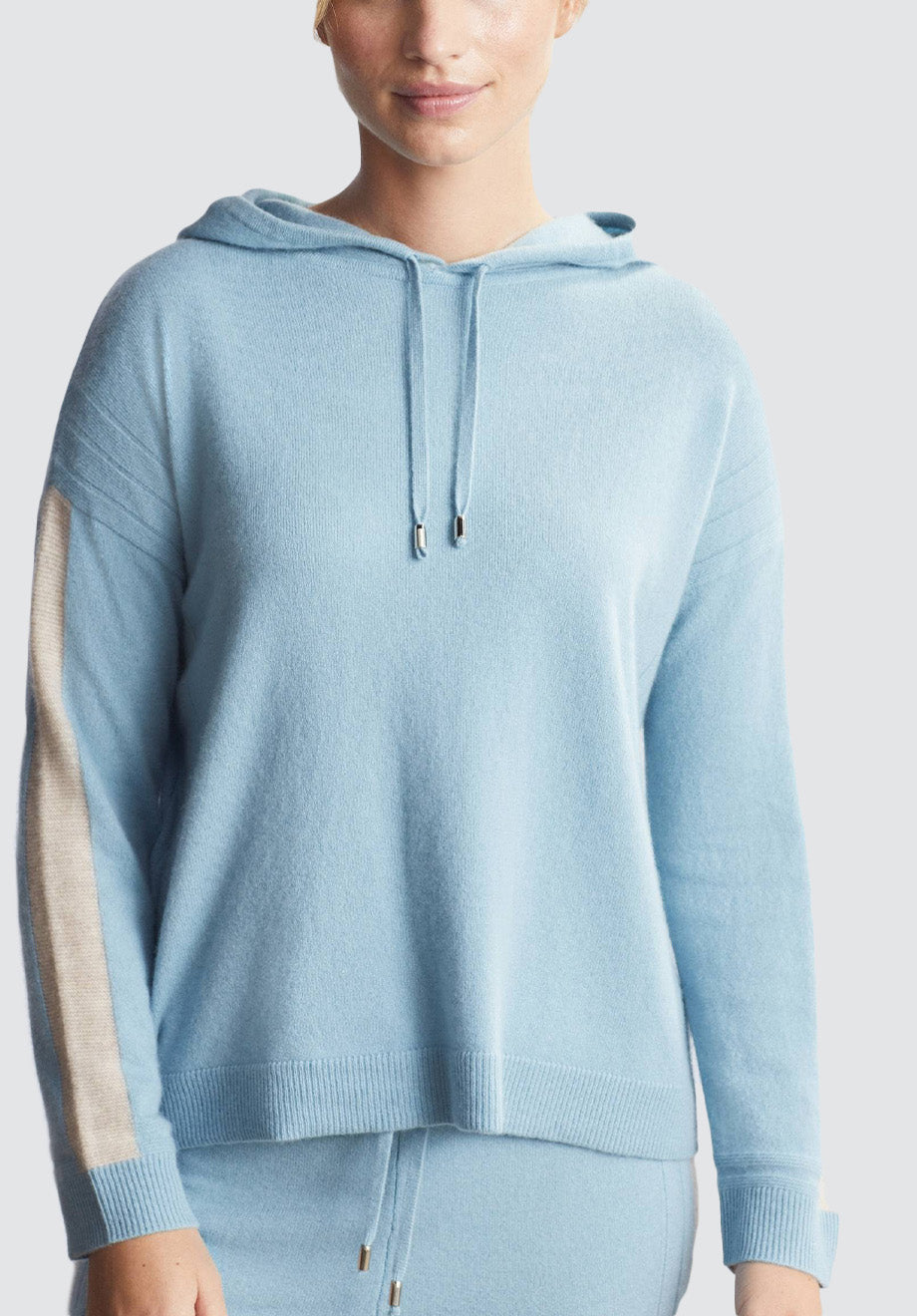 Cashmere Hoody | Glacier/Birch