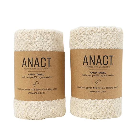 Hemp Hand Towel- 2 Pack