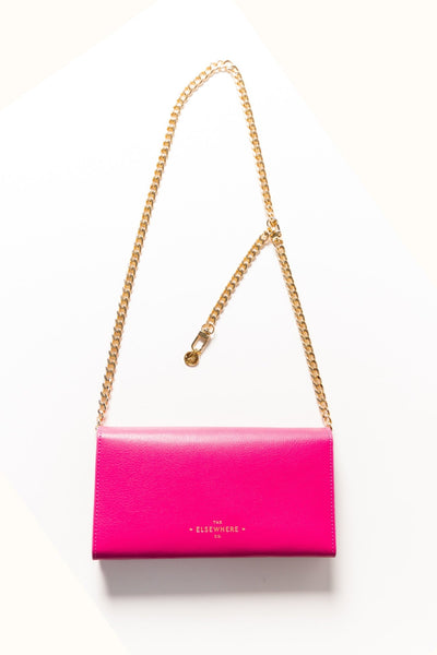 7 Days, 7 Ways Wallet & Curb Chain Set | Paradise Pink