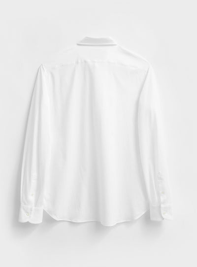 Recycled Italian | White Popover Shirt