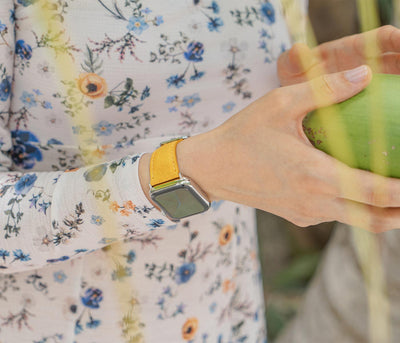 REcycled Golden Apple Watch Band