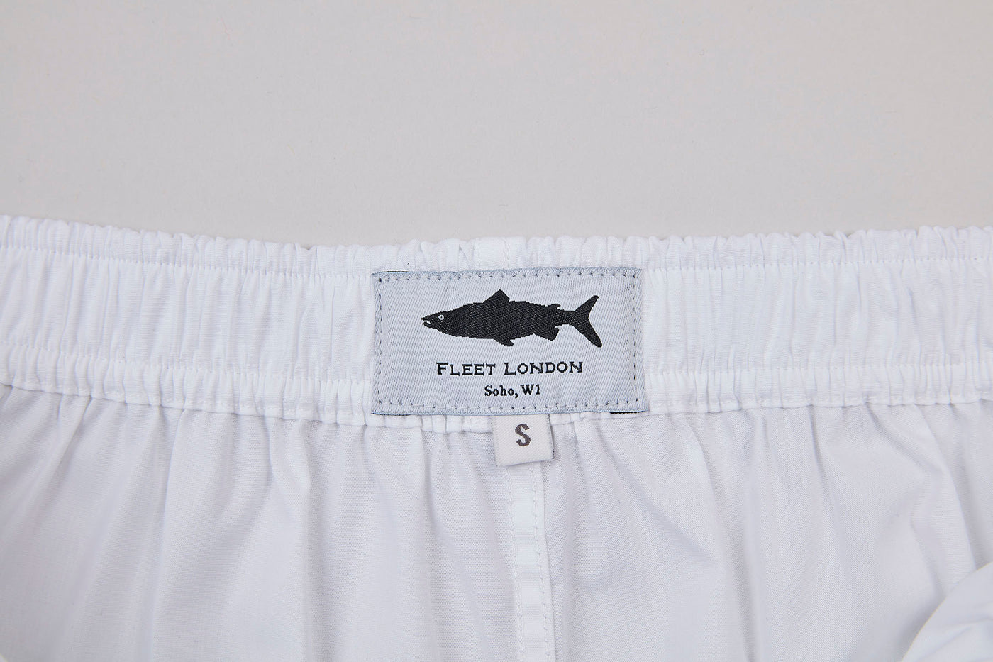 White Cotton Boxer Shorts