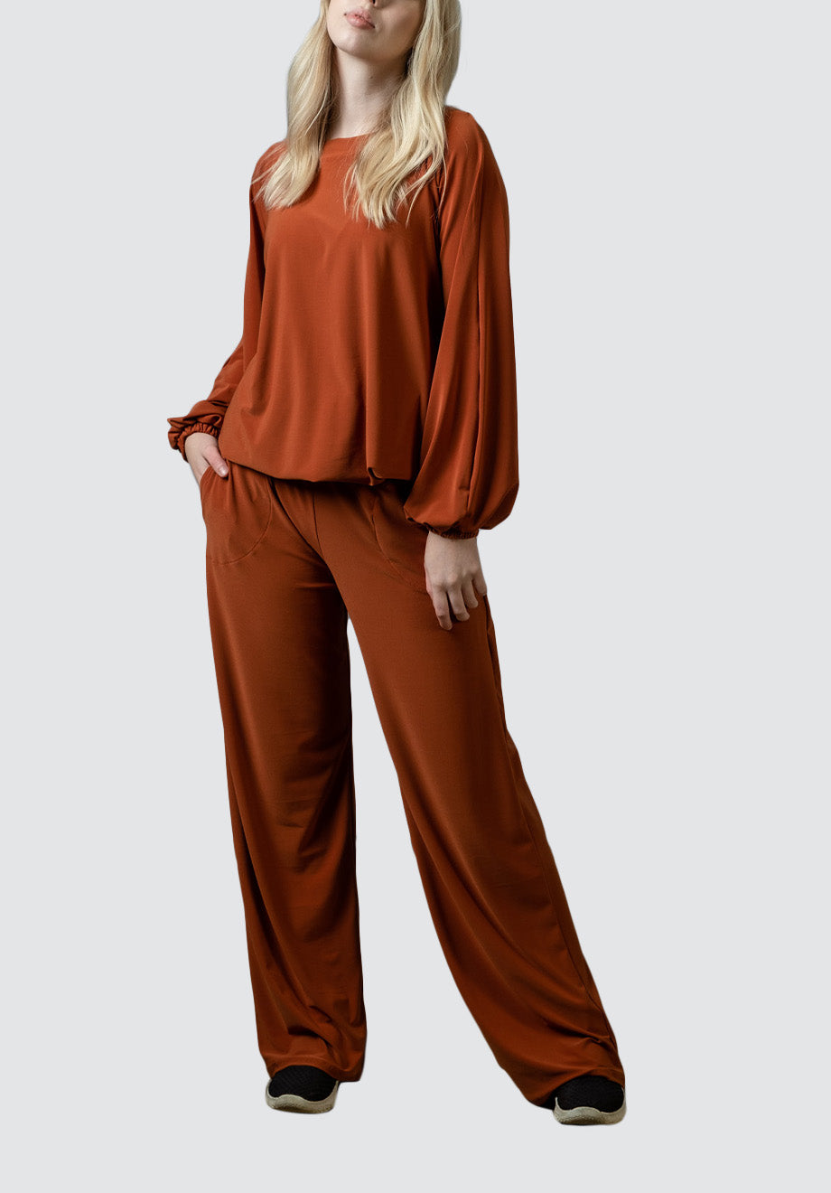 Jumpsuit Set | Rust