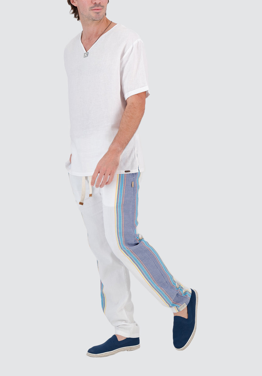 Tailored Fit Trousers | Ocean Breeze