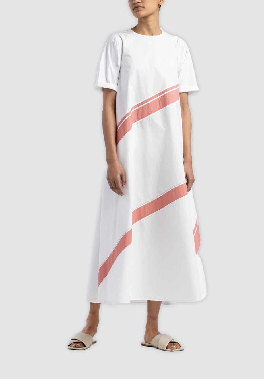 Applique Dress Co-Ord | White