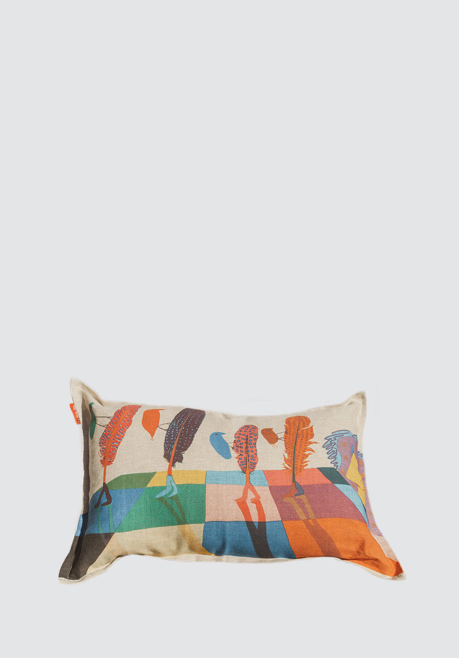 Walking Feathers Cushion Cover