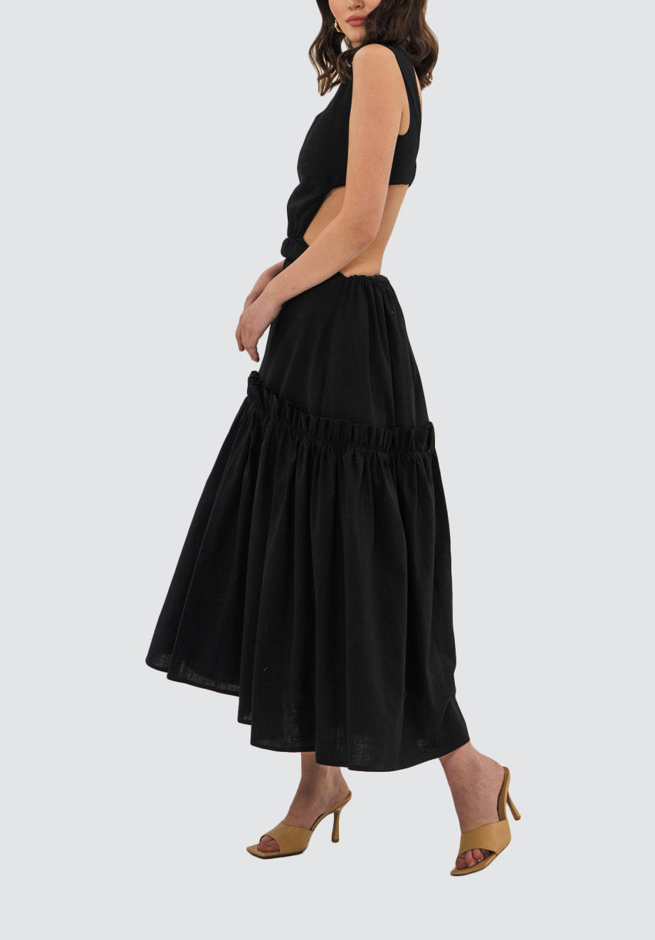 Ines Midi Dress | Black