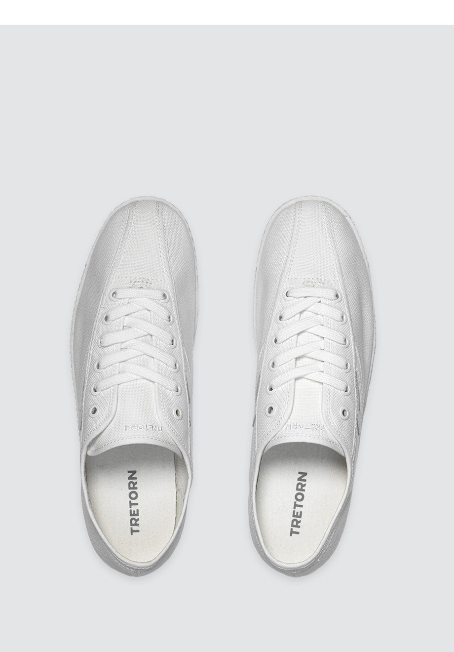 Nylite Canvas Sneaker White on White