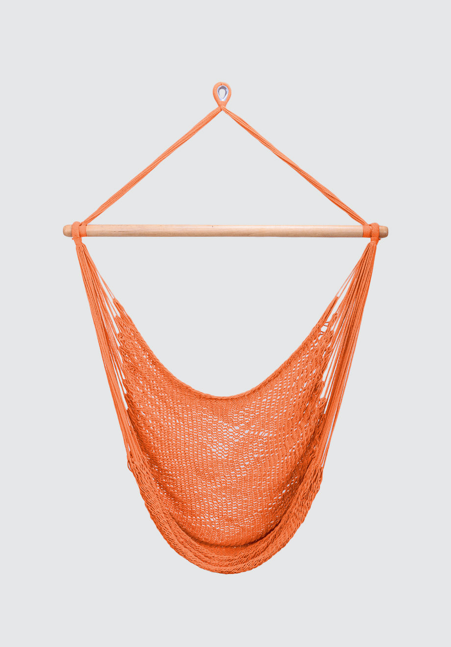 Vivid Orange Cotton Hammock Swing