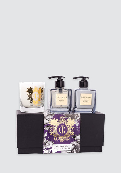Soap, Lotion and Candle Box Set