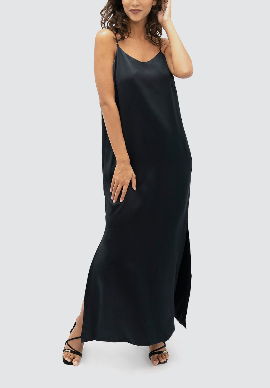 Calabar CBQ - Slip Dress | Black