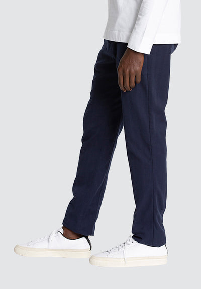 Straight Leg Trouser | Black Iris (Navy)