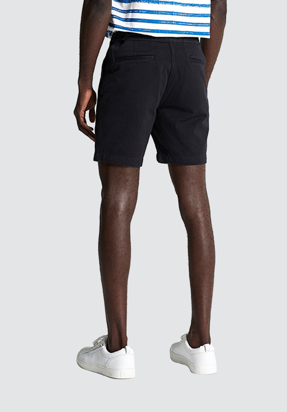 Relaxed Cotton Shorts | Black Beauty