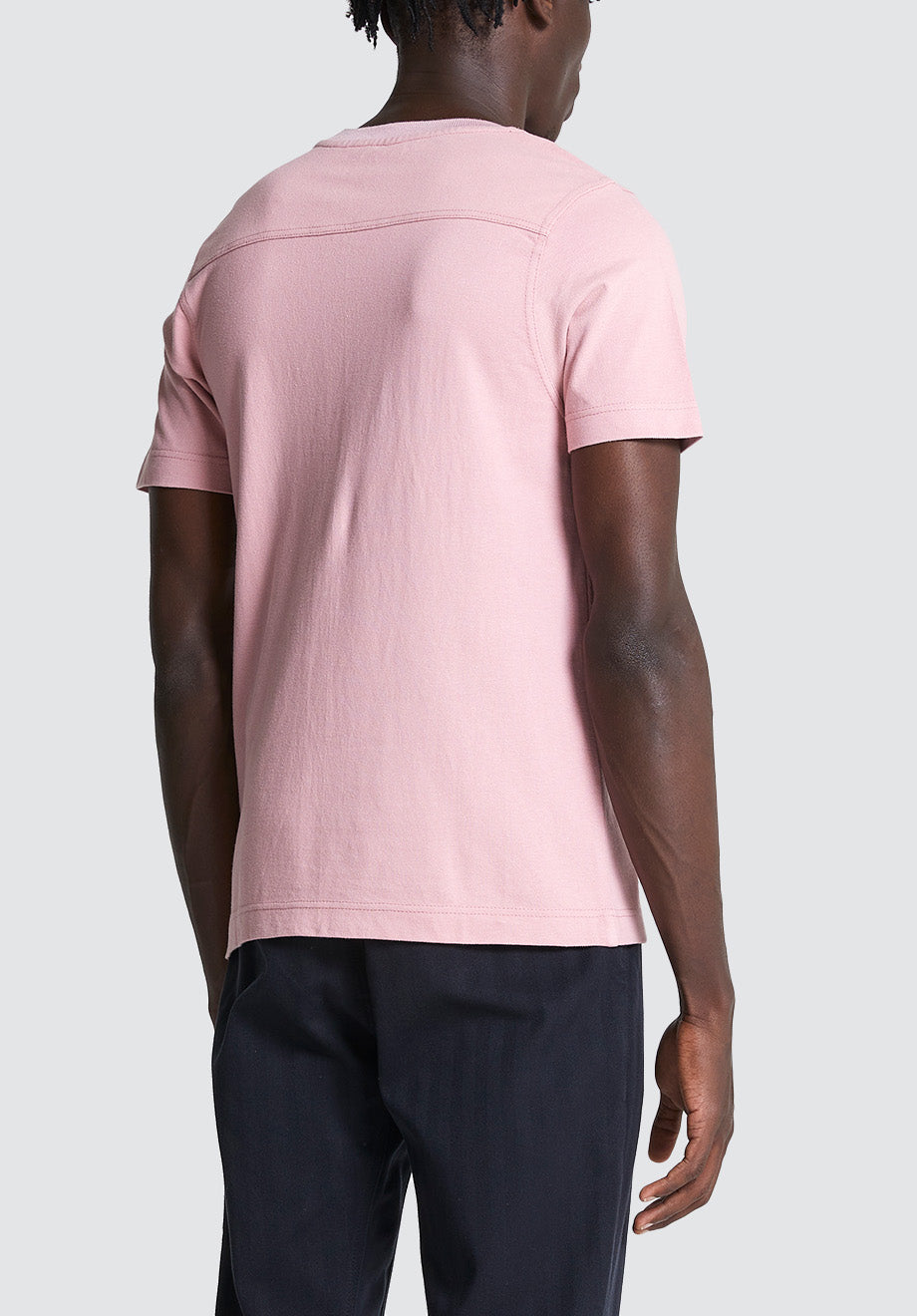 Cotton Pique Tee | Dusty Pink