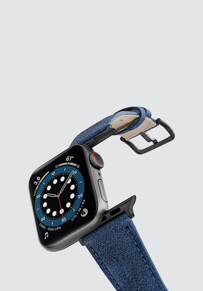 REcycled Blue Apple Watch Band