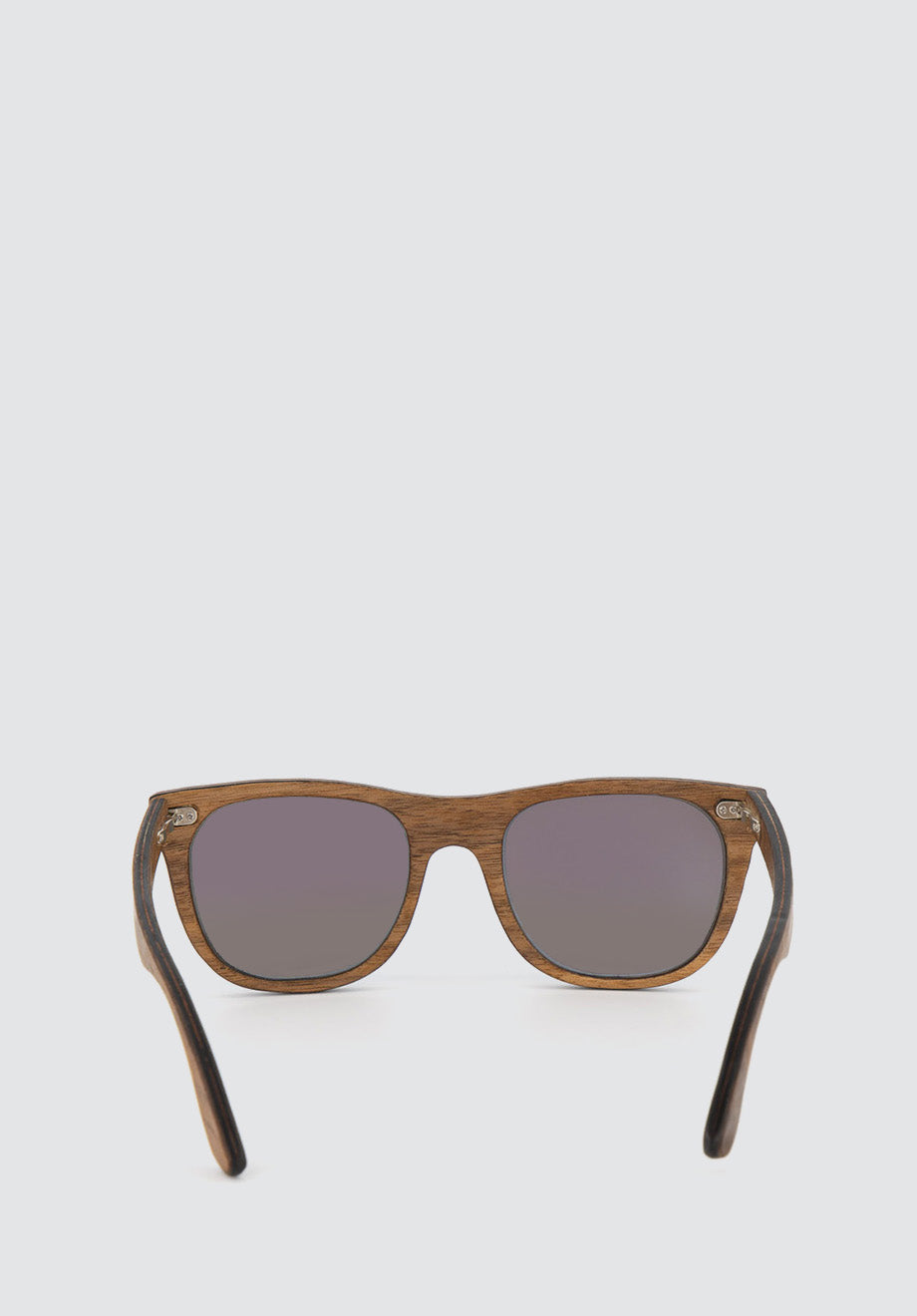 Burge Sunglasses | Walnut | Revo Mirror