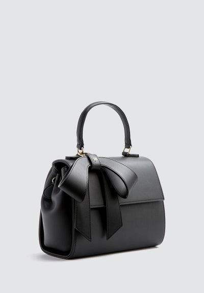 Cottontail | Black Vegan Leather Bag