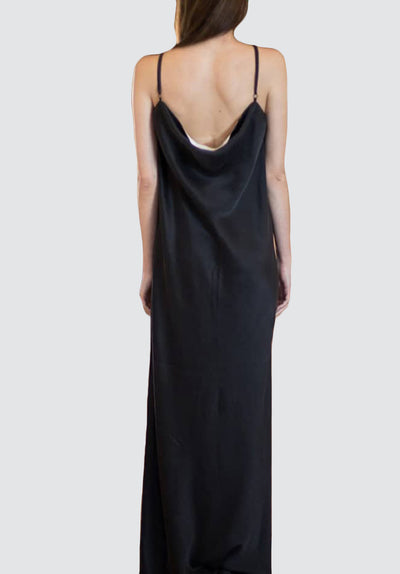 Reversible Black & White Dress 100% Pure Silk