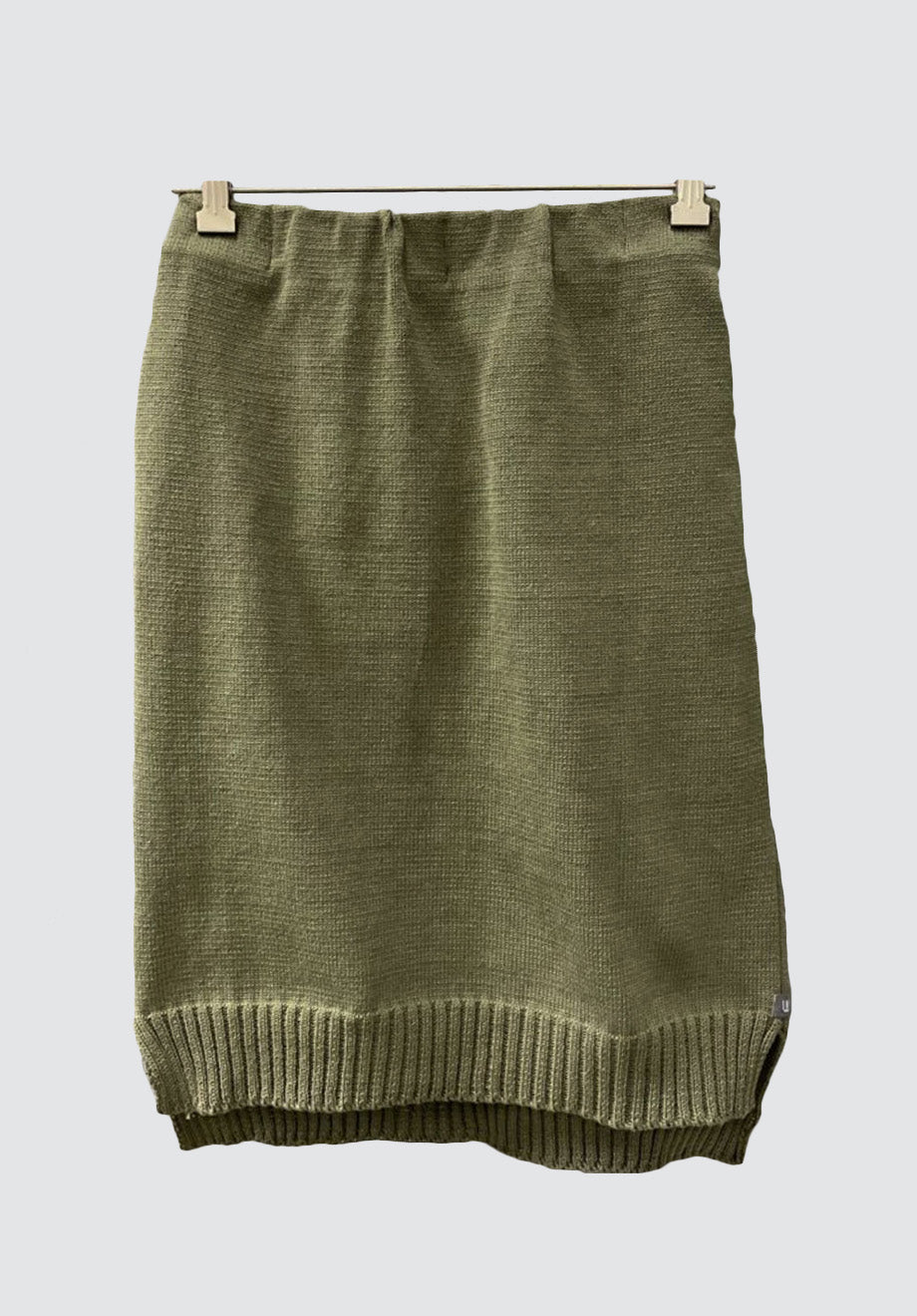 Knee-Length Skirt | Olive