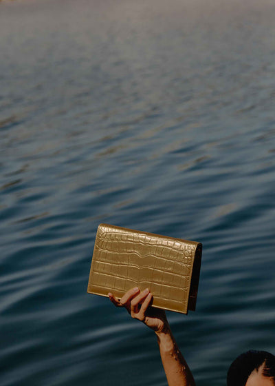 Ines Clutch | Gold